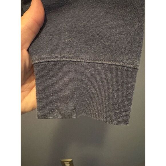 Marmot Men's Medium Blue Pullover Hoodie Fleece Lined Kangaroo Pocket - Picture 5 of 12